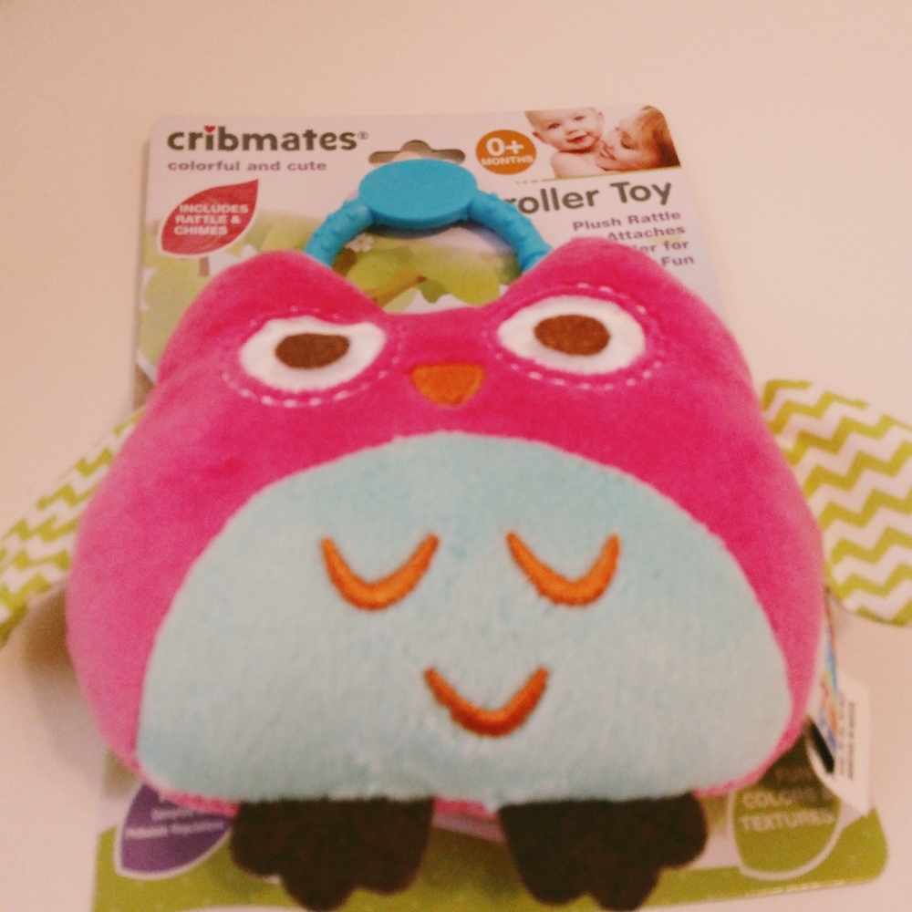 Owl Stroller toy with rattle keys
